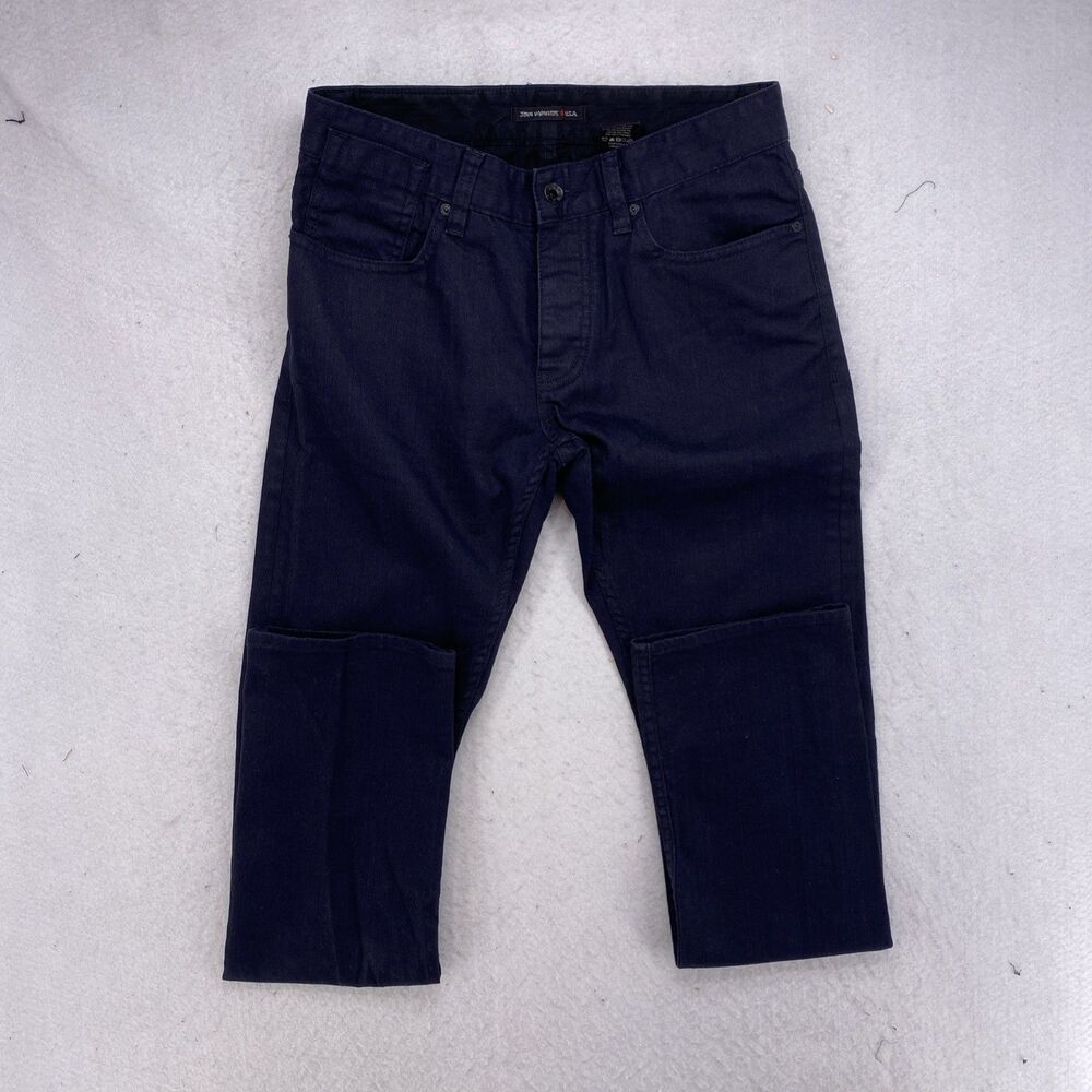 John Varvatos Star USA Black Jeans 30RG Slim Straight Button Fly Pants 30x32 - Picture 5 of 10